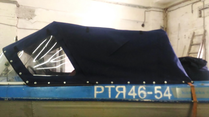 ПВХ-пленка прозрачная для ходового тента лодки